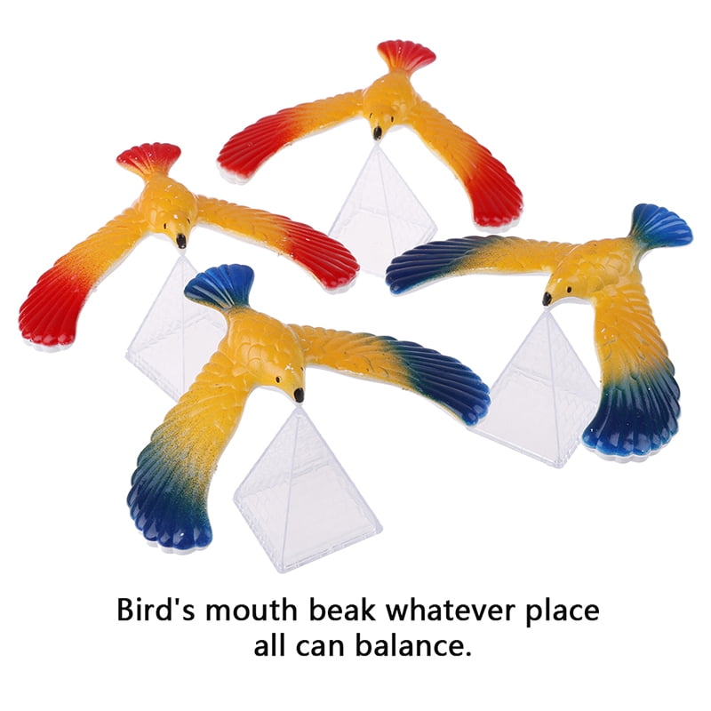 pyramid magic physics science enlightenment funny kid toy 1Set balancing bird 