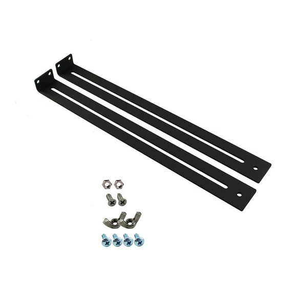 Solid Steel Drawer Clamps Sliding Hardware Bottom Support System With Screws For Reinforcement And Of Chipboard Sliders