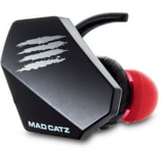 Mad Catz The Authentic E.S. Pro+ Gaming Earbuds Stereo - Mini-phone (3.5mm) - Wired - 20 Hz - 20 kHz - Earbud - Binaural - In-ear - 4.92 ft Cable