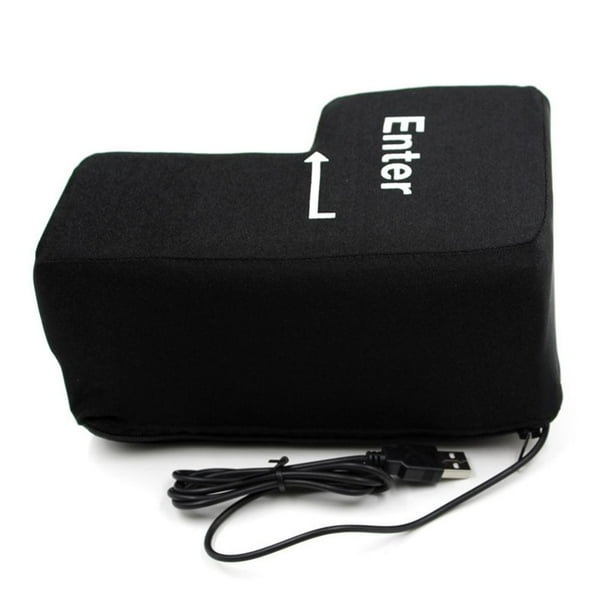 Big Enter Button USB Enter Button Adult Pillow Nap Office Descompresión Almohada Regalo Para Colega Y Amigo