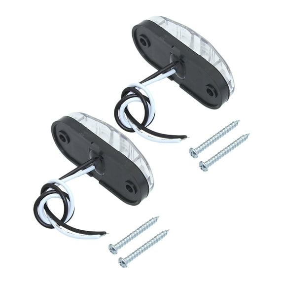 WHAMVOX LED Trailer Lights Waterproof Durable Black Tail Lights for Car Use with Turn Signal Function 2pcs