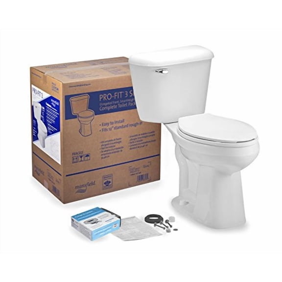 Mansfield Plumbing PRODUCTS 137CTK ProFit3 Toilet BX Kit, No Size, White