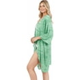thumbnail image 2 of HAPPY BAY Women's Duster Front Open Cardigans Vintage Kimono L-XL Green, Palm Tree, 2 of 5
