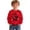 C Red, variant on Valentines Day Boys Sweatshirt Long Sleeve Graphic Print Crew Neck Casual Pullover Top for Kids Red 3 Years-4 Years