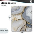 thumbnail image 4 of Stupell Industries Modern White And Gray Geode Canvas Art, 36 x 48, by Svetlana Aleynikova, 4 of 8
