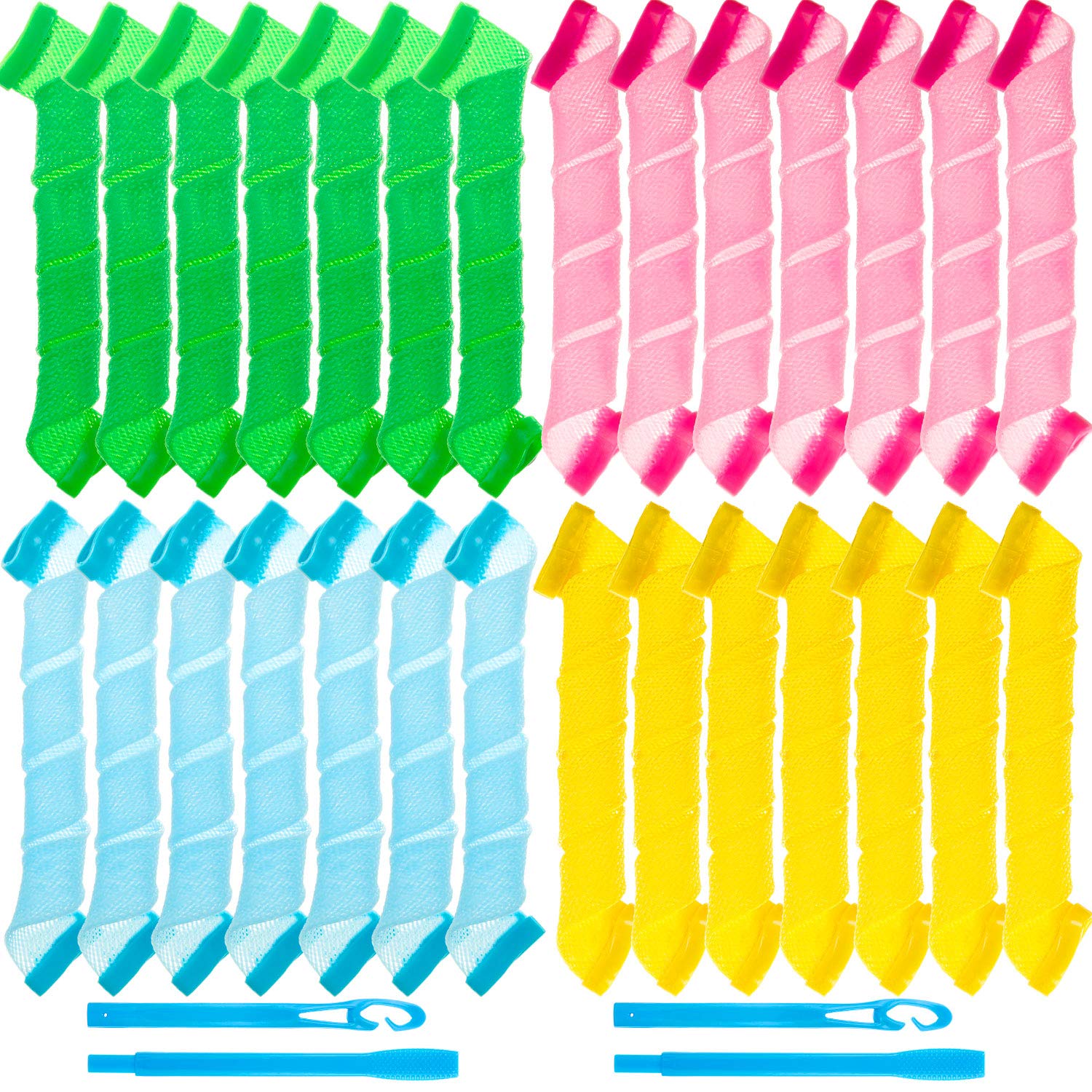 using spiral curlers