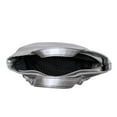 thumbnail image 5 of Olivia & Kate Women's Vegan Leather Silver Everyday Satchel withTop Handles & Chain Strap, 5 of 6