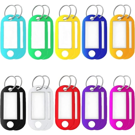 SHARKDOOK Writable Keychains Color Label Holder Manuscripts ...