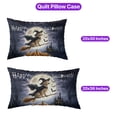 thumbnail image 5 of Happy Halloween Golden Retriever Witch Pumpkins Bats Quilt Pillowcase Goldens Dog Lover Gifts Idea Throw Pillow Cover Bed Home Decor - 13012, 5 of 5
