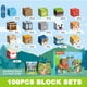 thumbnail image 2 of Bloques de construcción magnéticos Crifeton, 100 unidades, para niños de más de 3 años, 2 of 8