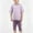 Purple, variant on Juslio 2-Piece Kids Toddler Boys Modal T Shirts Tops Elastic Waist Shorts Comfortable Breathable Outfits Sets 2-3Years