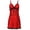 Red, variant on Lingerie for Women Elegant Lace Bow Nightdress for Women Plus Size Sleep Skirt Nightwear in IntimatesCategory Purple 3XL