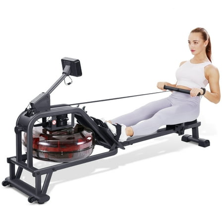 MaxKare Water Rowing Machine for Home Use,Water Resistance Foldable Indoor Exercise Rower Machine, Max 300lbs Weight Capacity for Home Workout
