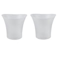 thumbnail image 1 of Colores Intercambiables Led Cubo De - Champagne Wine Beer Cooler Holder Container - Para Fiestas De Cocina En Casa Bar Restaurante - 2 Piezas Di Baoblaze Cubo luminoso del enfriador de hielo, 1 of 8
