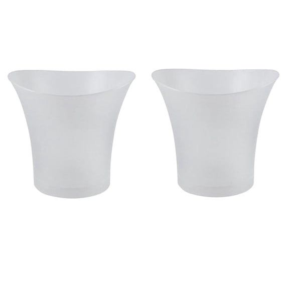 Pitycbo 2pcs/set Pink Blue Color LED Colors Changing Ice Bucket Beer Holder Champagne