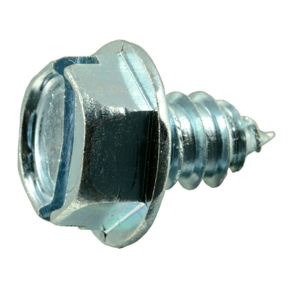 5/16" x 1/2" Zinc Slotted Hex Washer Head Sheet Metal Screws (15 pcs.)