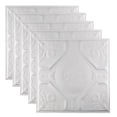 thumbnail image 1 of Great Lakes Tin Rochester Matte White 2ft x 2ft Nail Up Ceiling Tiles (5 Pack), 1 of 6