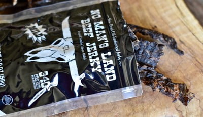 No Mans Land Jerky Beef Mild 3 oz (Pack of 8)