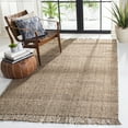 thumbnail image 2 of SAFAVIEH Natural Fiber Gemma Solid Area Rug, Grey/Natural, 4' x 6', 2 of 7