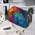 thumbnail image 7 of Sikiie Colorful Parrot Jungle Dream Print Flip Double-layer Pencil Case, All-purpose Stationery Bag for Study and Office, Zipper Design, Unisex, 7 of 7