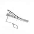 thumbnail image 2 of Pince à Cravate Simple en Métal Argenté pour Hommes, 2 of 6