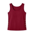 thumbnail image 4 of Fewfanhot Women's Tops V Neck Sleeveless Dressy Casual Blouses Business Work Tank Tops, 4 of 6