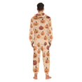 thumbnail image 4 of FORMRS Onesies Pajama for Adults Unisex Hoodie Winter Jumpsuit One Piece Sleepwear, Sizes S-2XL, Colorful Halloween Pumpkin Pattern, 4 of 7
