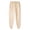 Beige, variant on YNGKMEA Sweatpants for Men Cotton Winter Fleece Jogger Pants Home Workout Pants Lounge Elastic Drawstring Waist Sweatpants with Pockets Purple 2XL