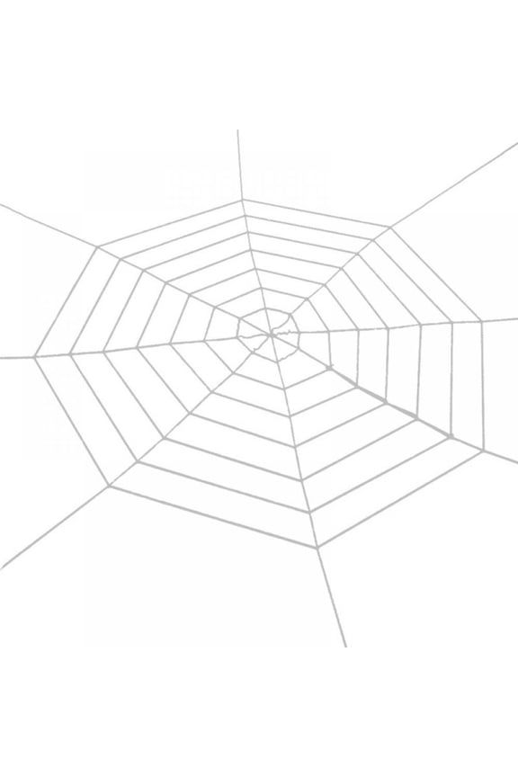 Halloween Giant Spider Web Decoration-9.8FT Round Fake Spider Elastic Belt Props for Indoor and Outdoor Halloween Decor Party Decoration