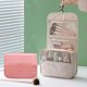 thumbnail image 4 of Bolsa de maquillaje para mujer, Neceser de viaje para cosméticos, organizador de artículos de tocador, Neceser de almacenamiento impermeable con gancho para baño, Neceser de lavado de alta calidad, 4 of 5