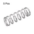 thumbnail image 2 of Unique Bargains 9mmx1.2mmx25mm 304 Ressort de Compression en Acier Inoxydable 61.8N Capacité de Charge 5 Pièces, 2 of 5