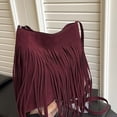 thumbnail image 2 of gcong Elegant Finish Messenger Bag With Tassel Small Square Design For Daily Use And Versatile Occasions, 2 of 6
