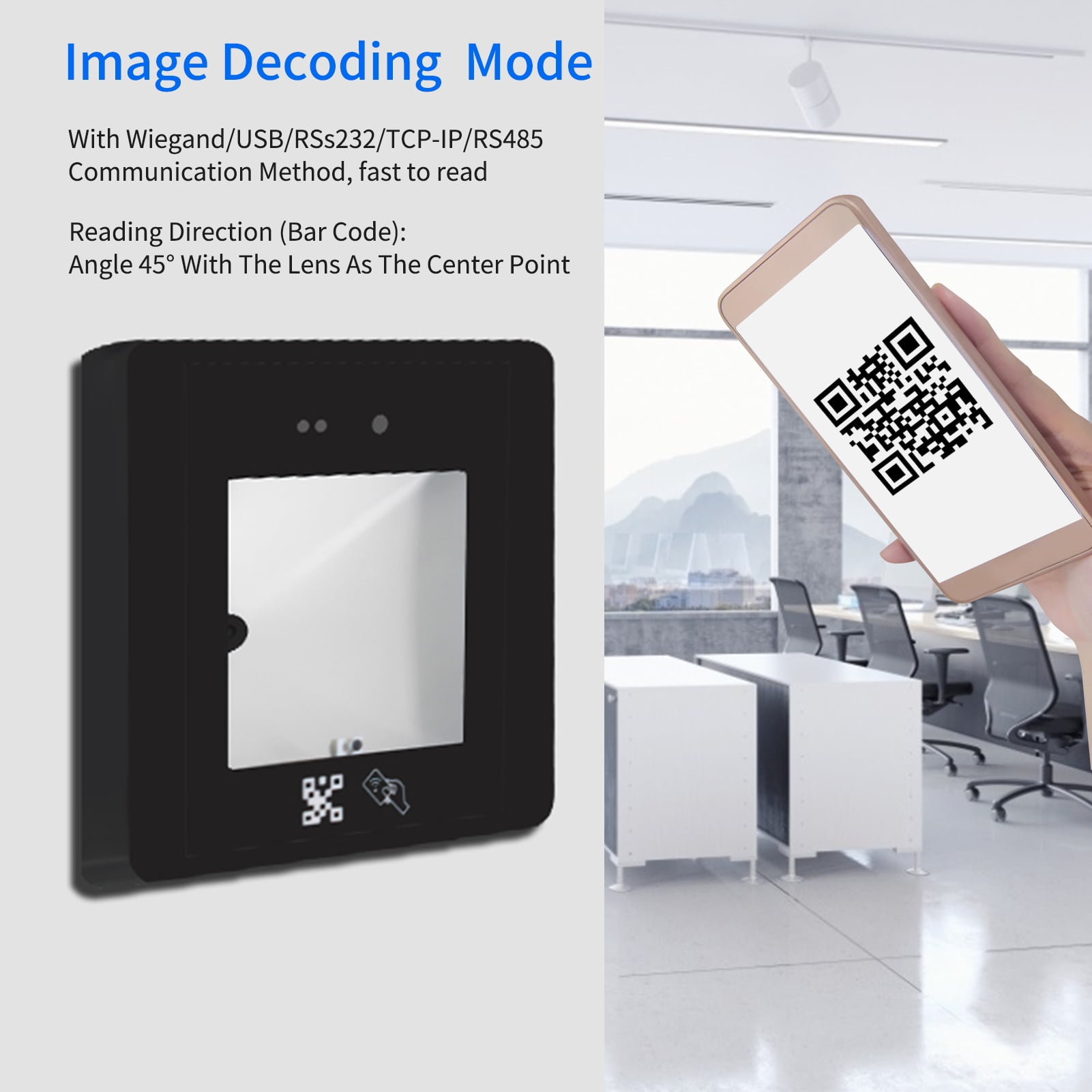 Qr Embedded Barcode Scanner Wired Scanning Module  Card Reader High Speed Barcode USB Connect For 1D 2D QR  For Supermarket Warehouse Retail Store Mobile Payment Access Control