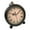 A, variant on Classical Retro Desk Clock with Quiet Movements Operated Night Light Function Metal Housing Bedroom Decors