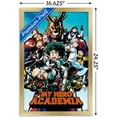 thumbnail image 3 of My Hero Academia - Group Collage Wall Poster, 14.725" x 22.375", Framed, 3 of 6