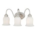 thumbnail image 1 of Vaxcel International W0025 Snowdrop 3L Vanity - Satin Nickel, 1 of 1