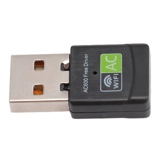 USB WiFi Dongle, Compact Wireless WiFi Adapter 2.4G 5G Dual Band Driver Free Secure Connection for PC for Linux