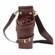 thumbnail image 1 of Tijeras de peluquería Peines Funda/Bolsa de soporte/Bolsa de almacenamiento para peluquería marrón Colcomx Scissors Holder Salon, 1 of 8