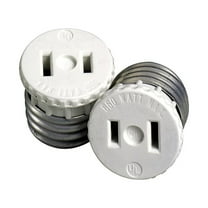 Leviton C22-00125-000 Lamp Holder Adapter, 660 W, White