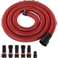 thumbnail image 2 of Dust Collection Hose Kit for Home and Shop Vacuums System with 6 Adapters of Woodworking Power Tool and Sander 300cm, 2 of 7