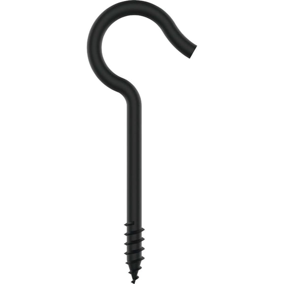 National Hardware N820-106 Ceiling Hooks, 6, 3-3/8", Storm Shine Finish