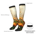 thumbnail image 6 of Fotbe Butterflies In Flower Field print Women's Men's Novelty Crew Socks Cotton Socks Knee High Socks for Walking,Running,Nurses,Pregnancy, 6 of 8