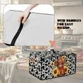 thumbnail image 5 of Renewold Toaster Oven Cover Stain-Resistant Air Fryer Smart Oven Protector with Storage Pockets Easy Clean Kitchen Appliance Accessories, 18.5 x 14.5 x 9 Inches, Cute Highland Cattle Cow Print, 5 of 7