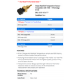 thumbnail image 2 of Intake Manifold Temperature Sensor - Compatible with 1988 - 1992 Dodge W150 1989 1990 1991, 2 of 2