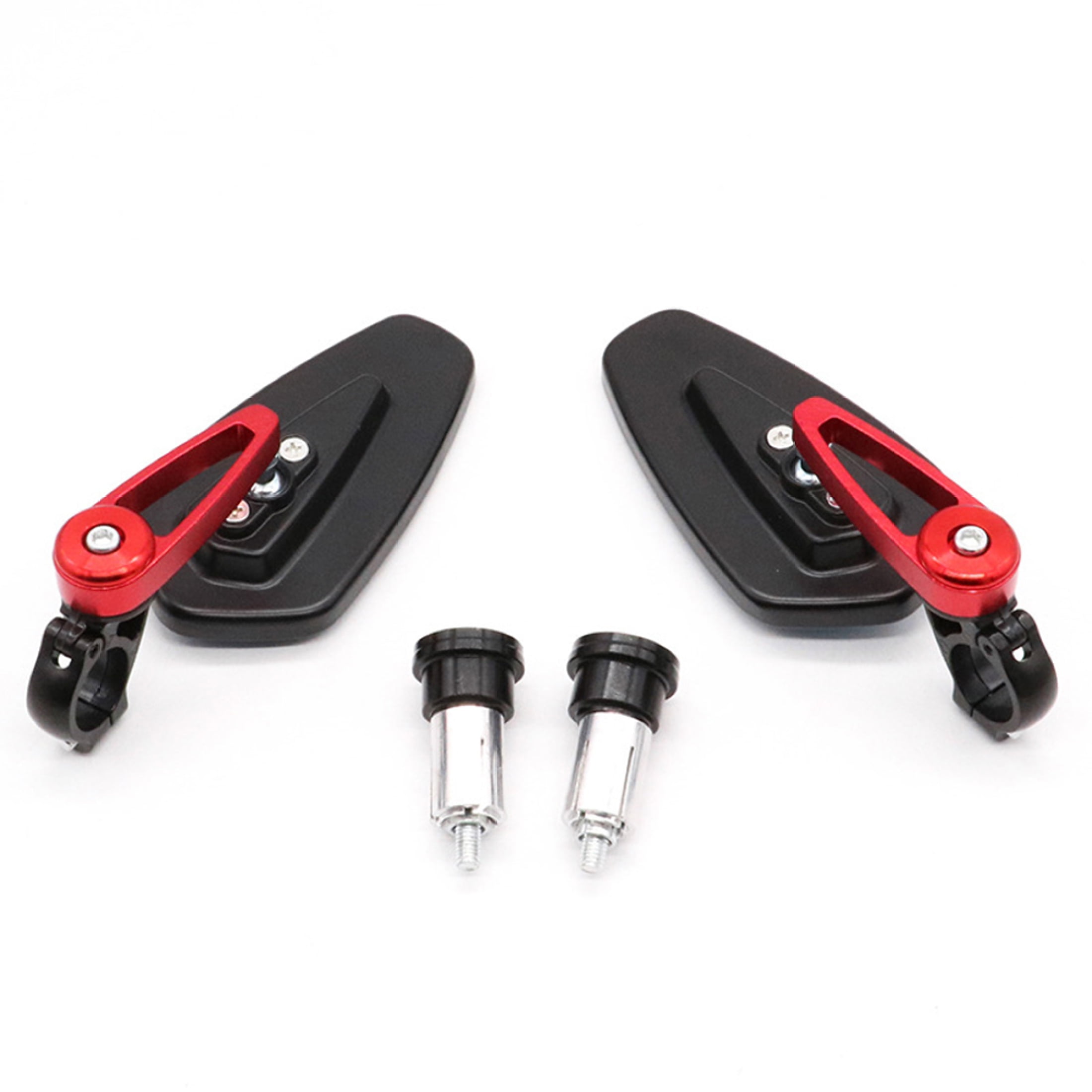 MoreChioce Motorcycle Rear View Mirror Retro Rear View Mirror Bar End