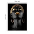 thumbnail image 2 of Mujer Negra Impresión En Lienzo Pinturas De Arte De Pared Pintura Sin Marco Decoración Del Hogar Mujer Negra Africana Impresión En Lienzo Arte De Pared Pintura Abstracta, 2 of 7