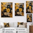 thumbnail image 4 of Designart "Sunny Blossom Ceramic Garden" Boho Pottery Floater Framed Wall Art Prints, 4 of 5