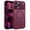 Dark Cherry, variant on DOMAVER Magnetic iPhone 17 Pro Case (6.3") - Slim Fit Matte Translucent Cover | Mag-Safe Compatible | Shockproof Anti-Yellowing | White