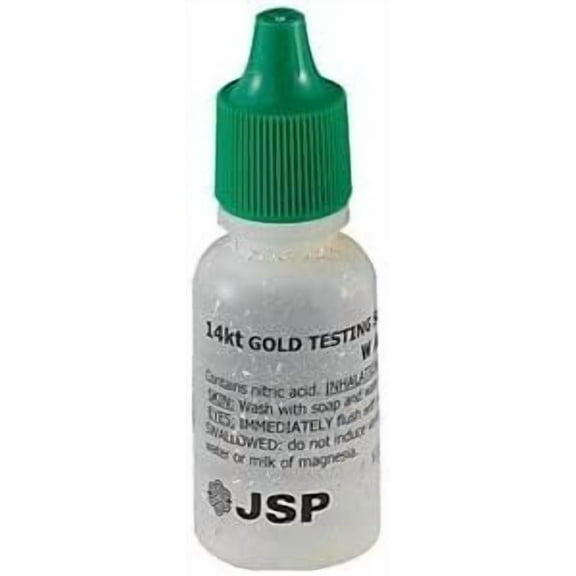 1 Bottle 14K Gold Metal Test Acid Karat Testing Liquid Solution Jewelry Testers