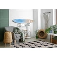 thumbnail image 3 of 4' x 6' Simply Daisy Stars Americana Chenille Area Rug, Blue, 3 of 4